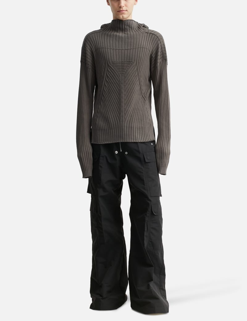 リックオウエンス - Hollywood Tabard Megarib Cotton Knit