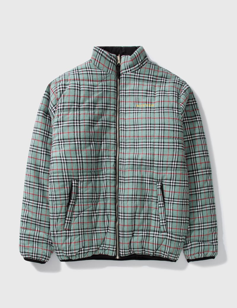 Butter Goods - Plaid Reversible Puffer Jacket | HBX