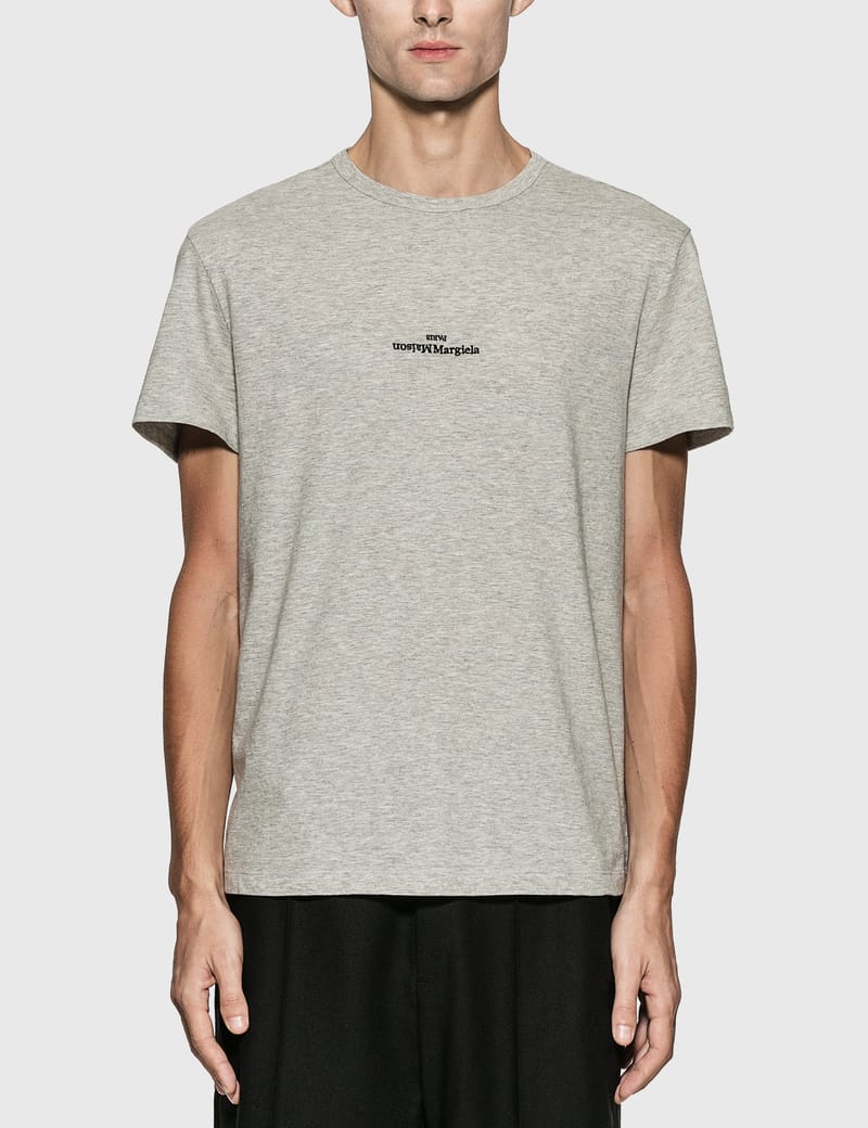 Maison Margiela - Reversed Logo Embroidery T-Shirt | HBX - ハイプ ...