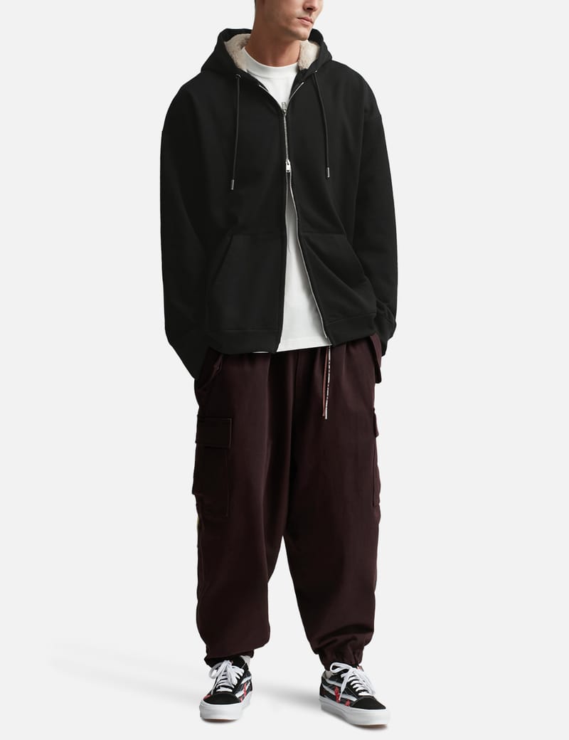 Mastermind Japan - Boxy Fit Sherpa Hoodie | HBX
