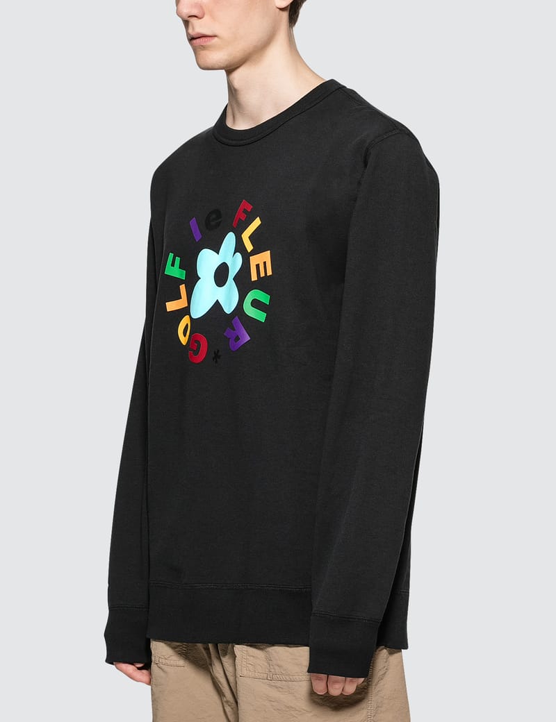 Golf le fleur sale logo essential crewneck black