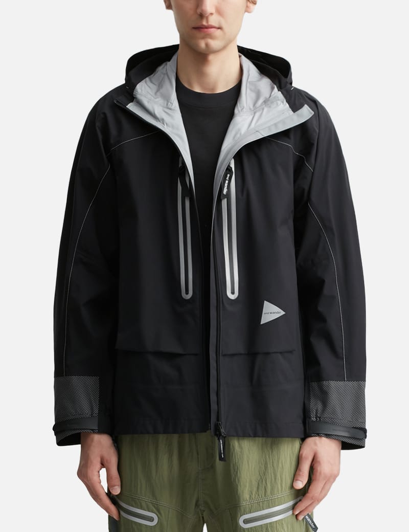 and wander Pertex Shield Rain Jacket - Technical 3-layer