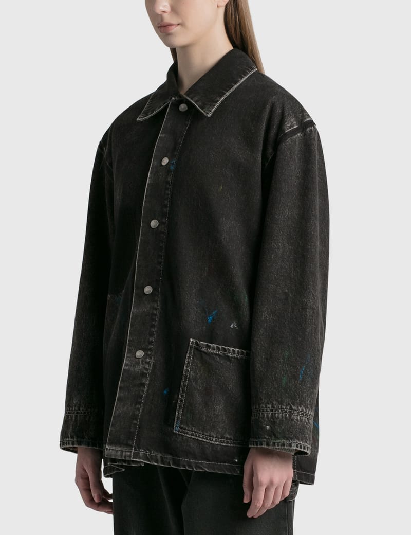 Maison Margiela Denim Jacket In Black | ModeSens