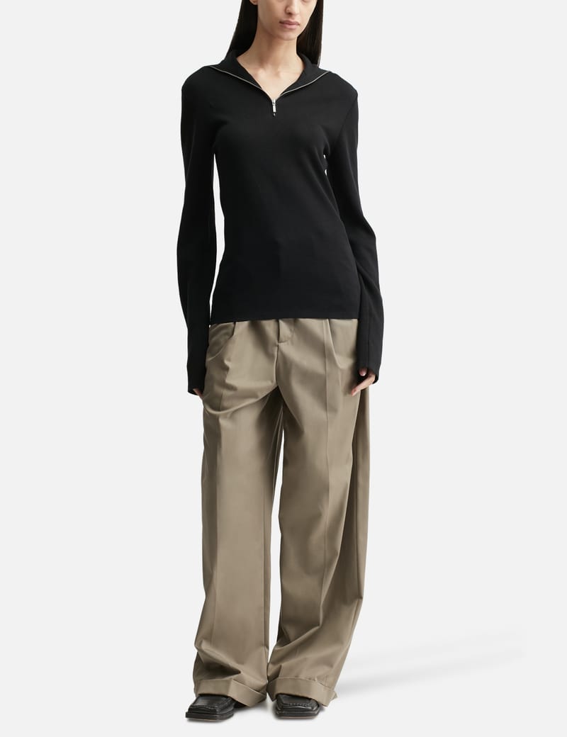 Entire Studios Zip Up Turtleneck - Sleek slim-fit, midweight