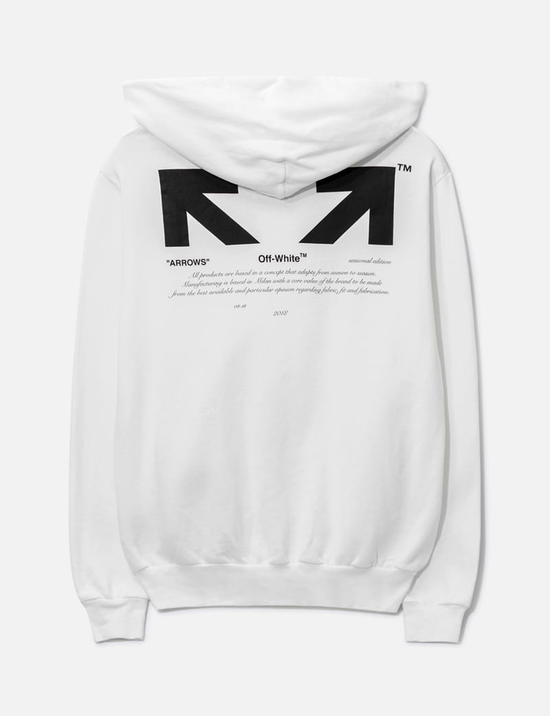 Off White 03 Arrow White Hoodie