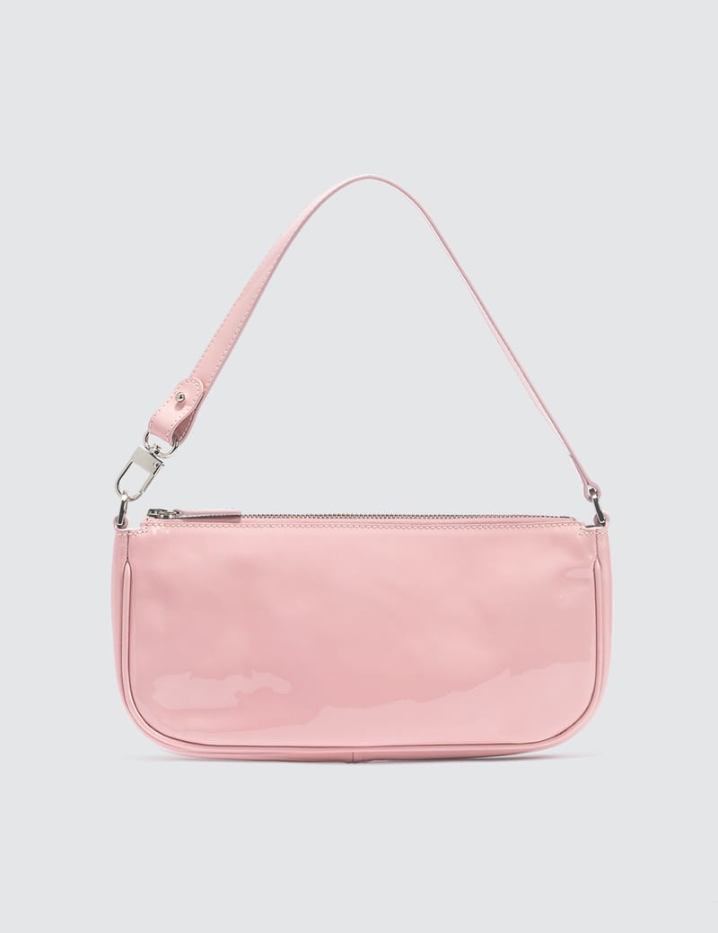 BY FAR Rachel Baby Pink Patent Leather Bag HBX