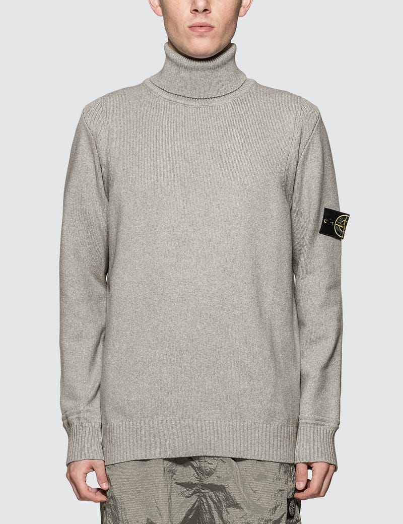 Stone Island - Turtle Neck Knitted Sweater | HBX - Globally