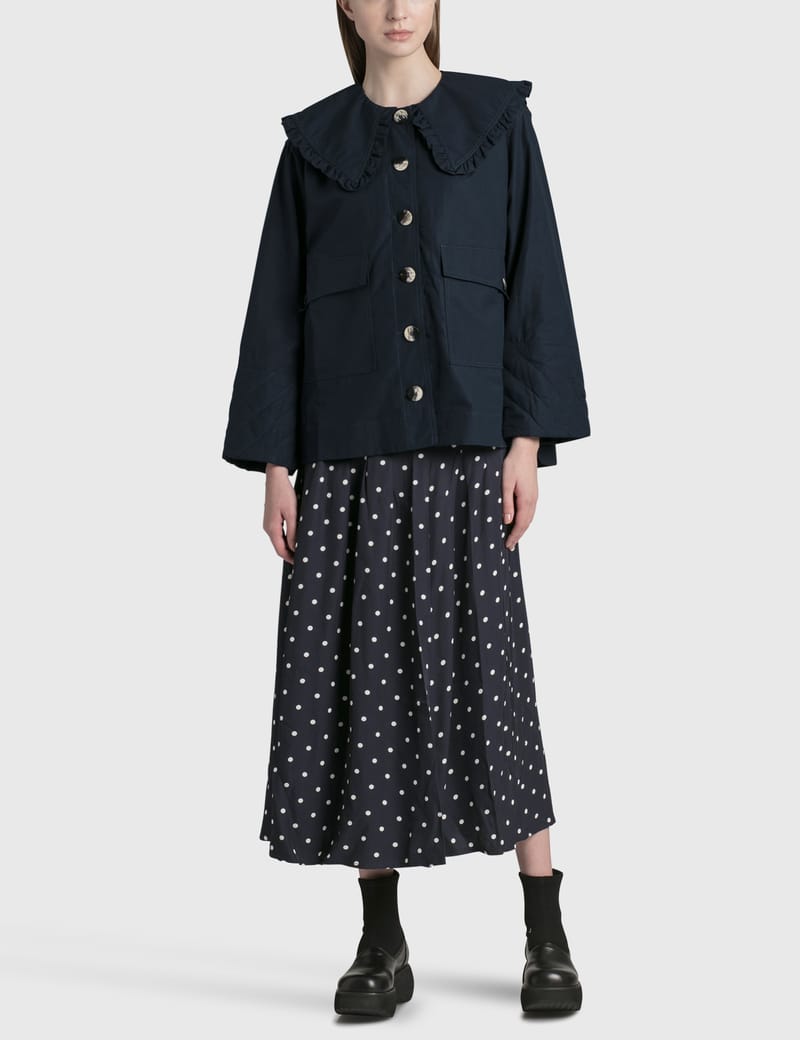 Ganni - Cotton Canvas Jacket | HBX - Globally Curated