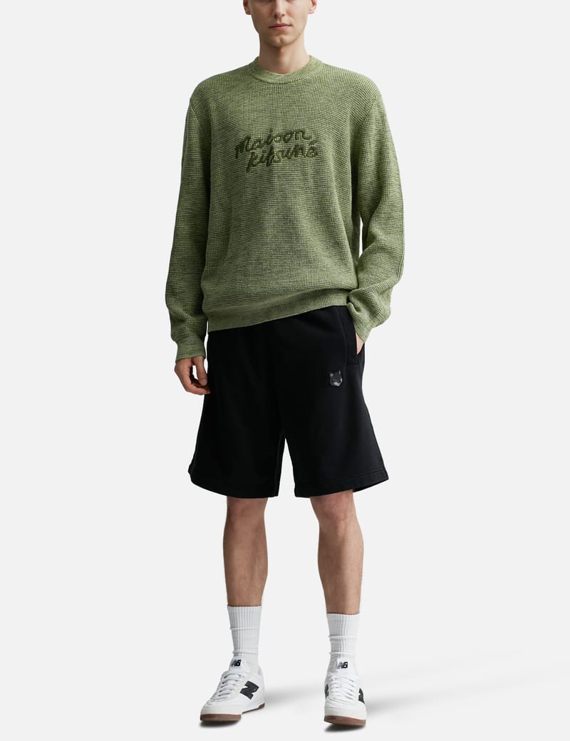 Maison Kitsuné - MAISON KITSUNE HANDWRITING COMFORT SWEATER | HBX