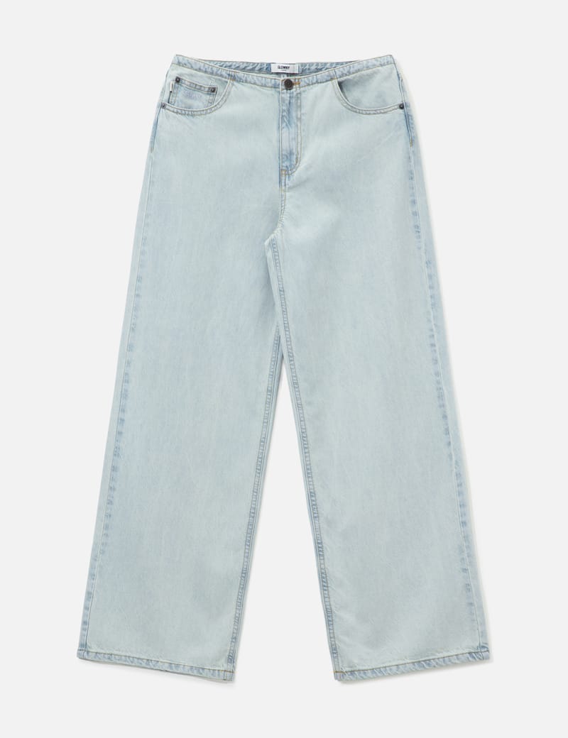 Glowny The Jane Jeans - ローライズでゆったり履けるブラックコットン