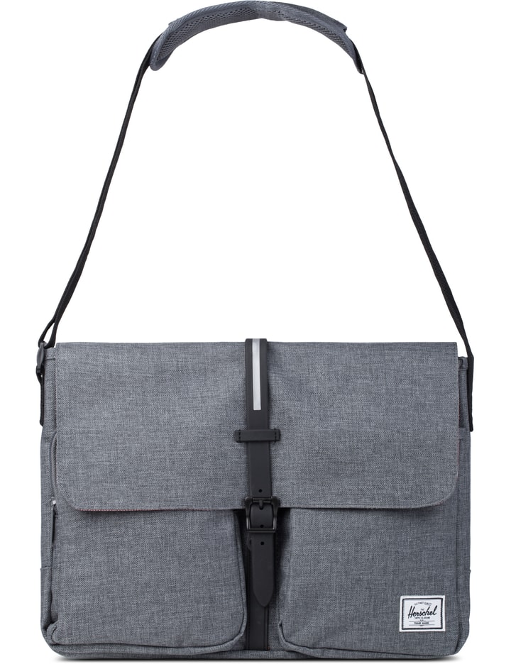 Herschel Supply Co. Charcoal Crosshatch/Black Insert Rubber Columbia