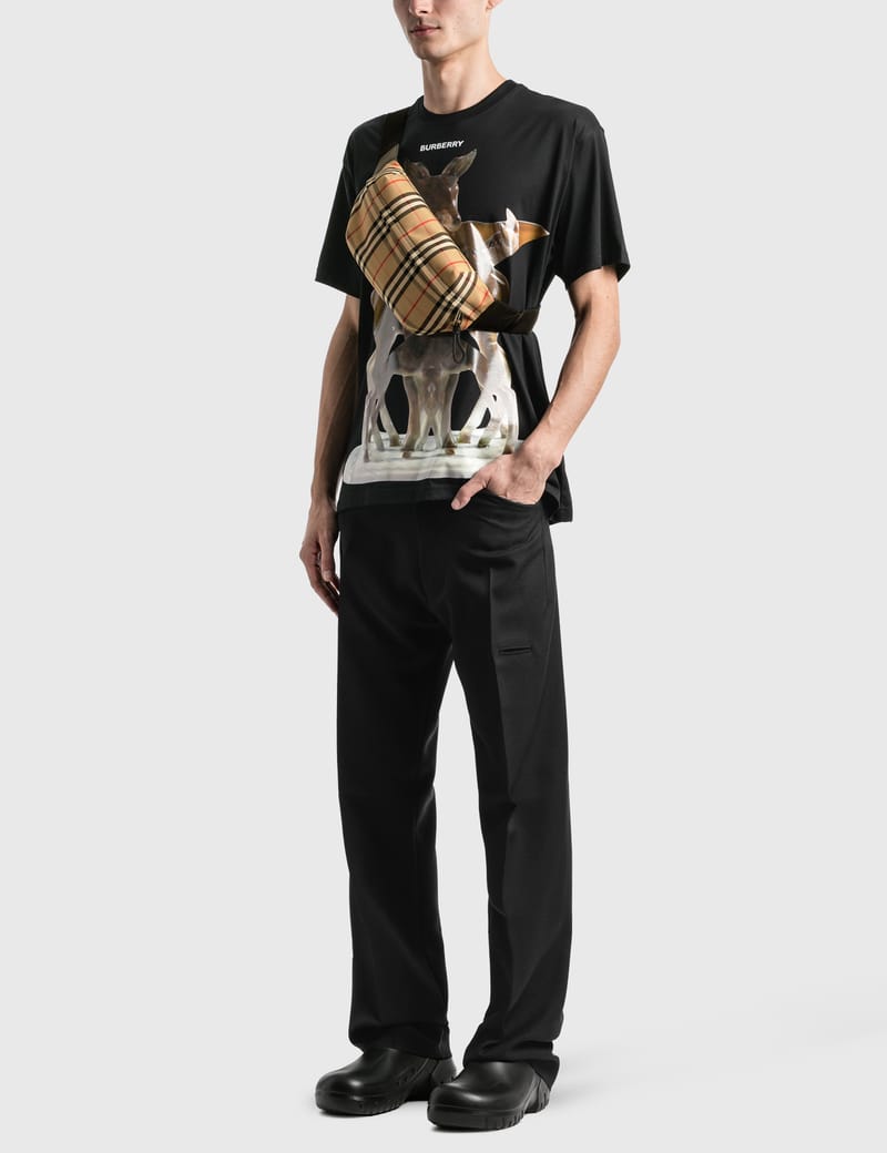 Burberry - Kaleidoscope Print Cotton Oversized T-Shirt | HBX