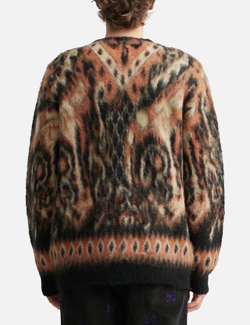 Needles Mohair Cardigan - Vibrant paisley mohair-blend cardigan