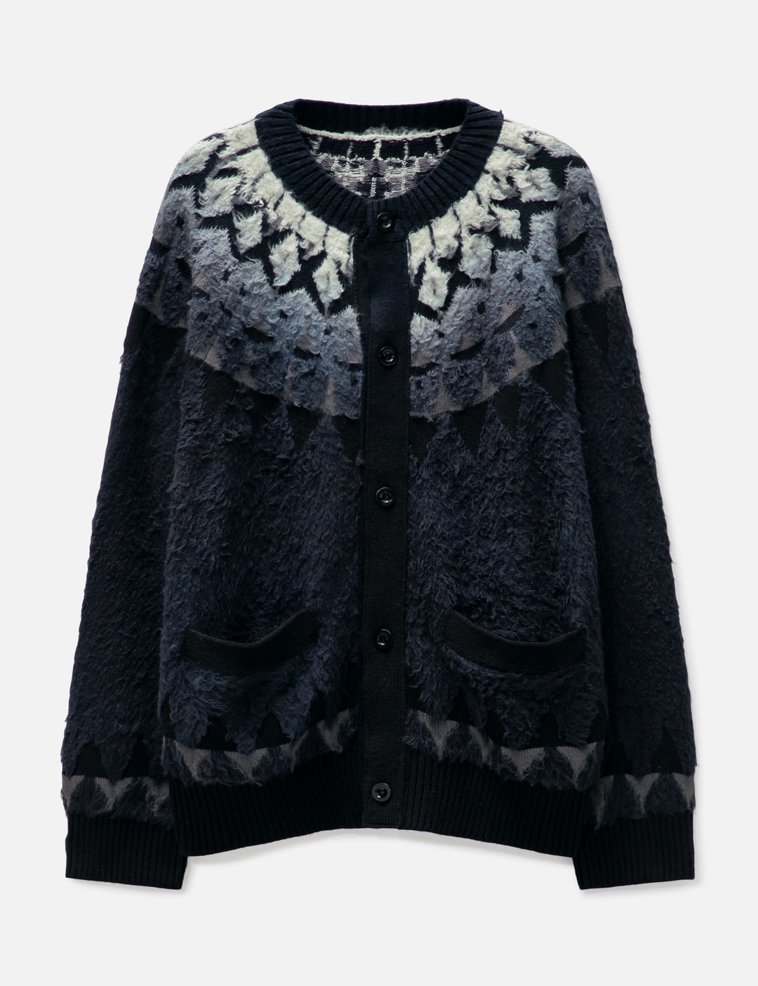 New Versatile Jacquard Knit Cardigan