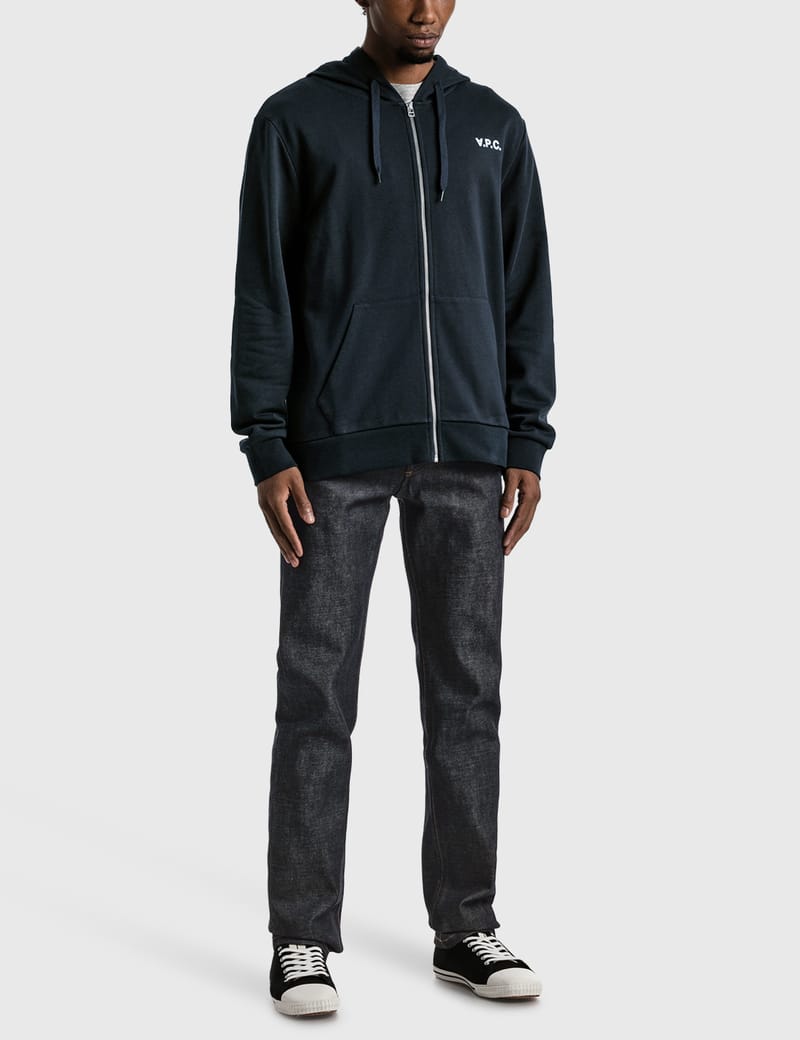 【12/22まで】 APC アーペーセー　ネイビー フルジップパーカーS 楽天市場】apc パーカー（スタイル（パーカー）ジップアップパーカー