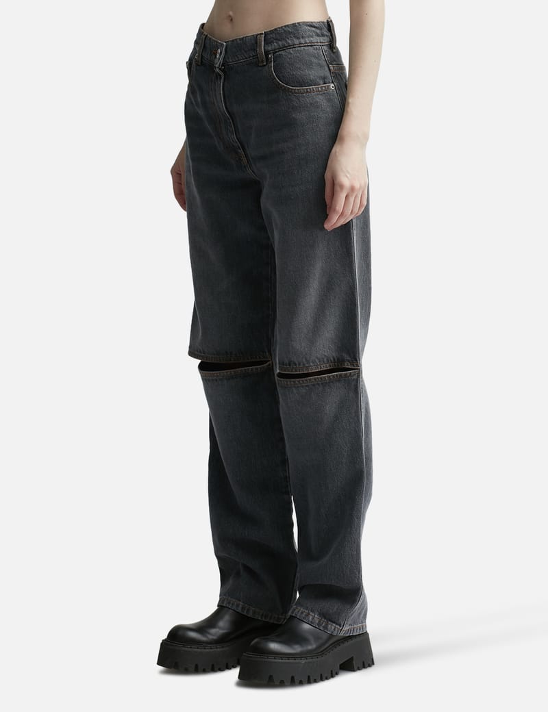 【送料&関税込】J.W. Anderson High-waisted Leather Bootcut T Alice + Olivia Andrew Faux Leather Bootcut Pants | Saks