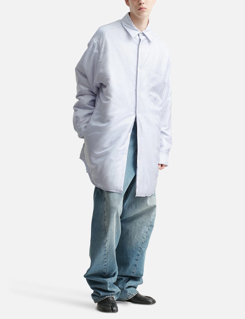 Maison Margiela - Padded Stripe Shirt | HBX