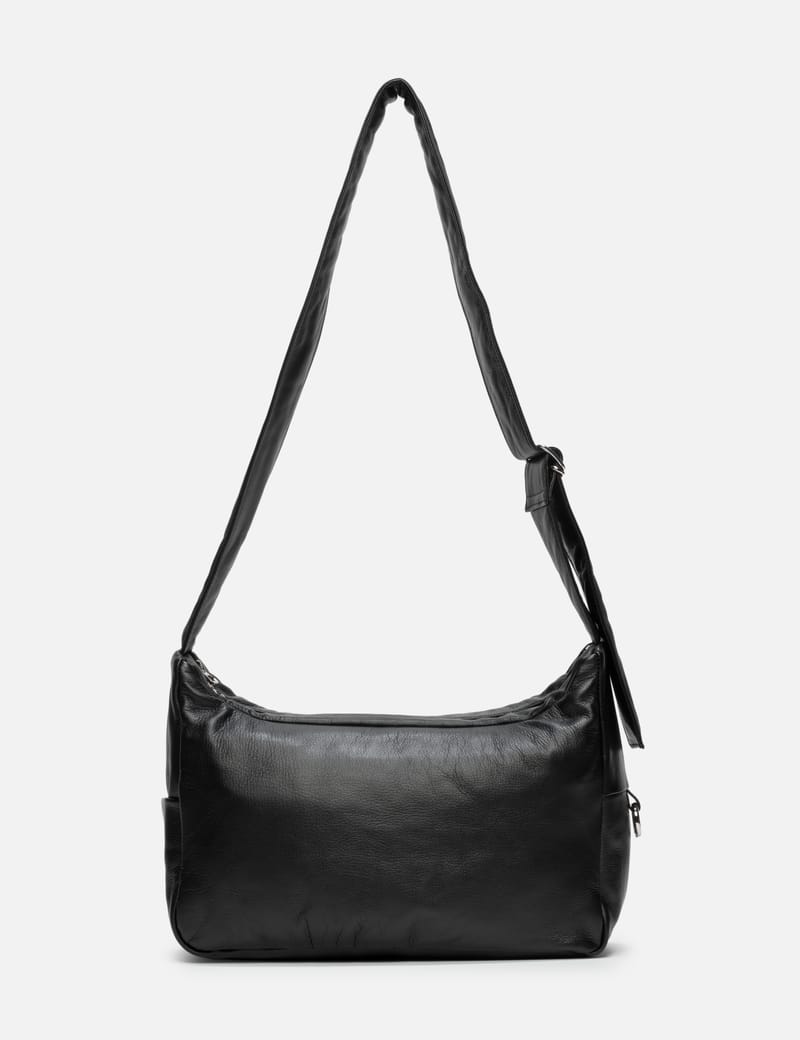 CLESSTE Leather Holiday Bag - Black cowhide crossbody with