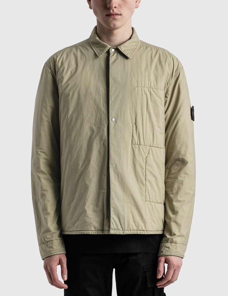 Stone island hotsell padded overshirt