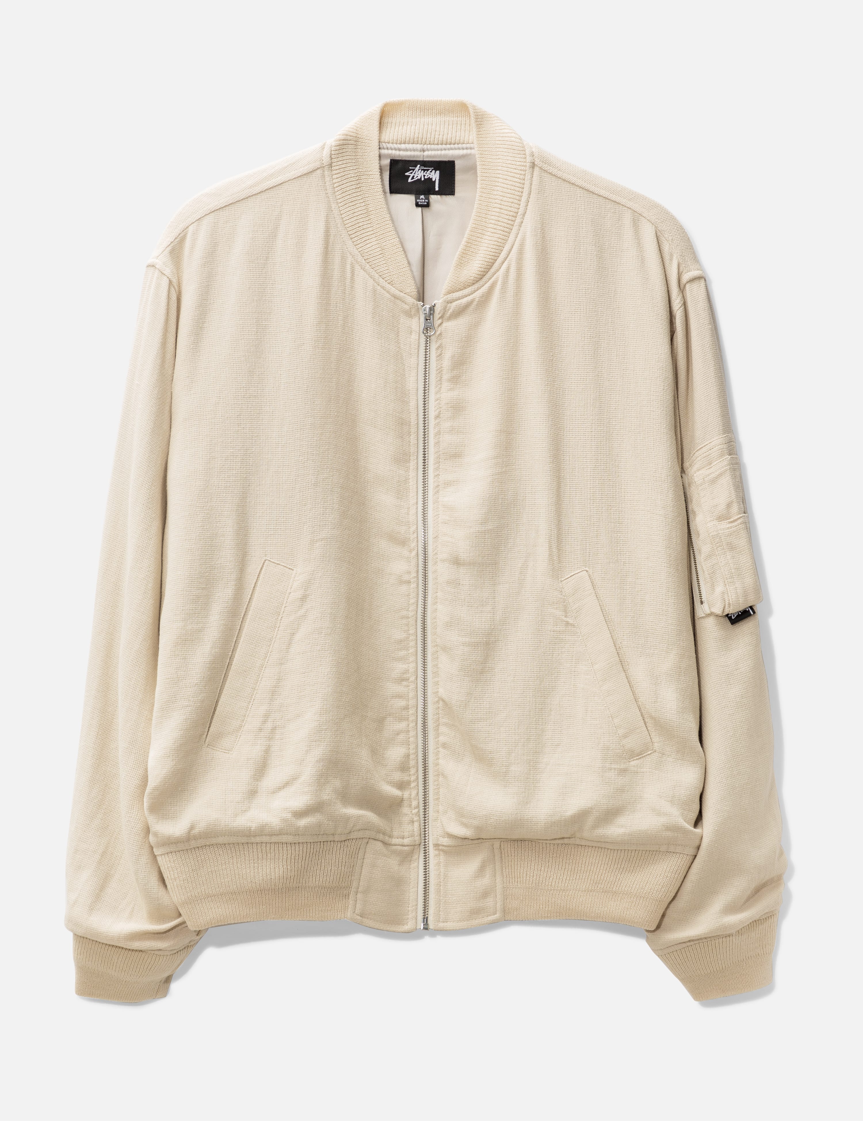 Stüssy - Linen Beach Bomber | HBX - Globally Curated Fashion and