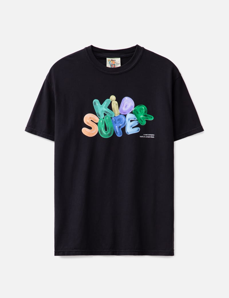 Tシャツ・カットソー KidSuper Light-blue cotton t-shirt (SST97 KIDSUPERWAVE) Other Brand | KIDSUPER STUDIOS Light blue cotton t shirt