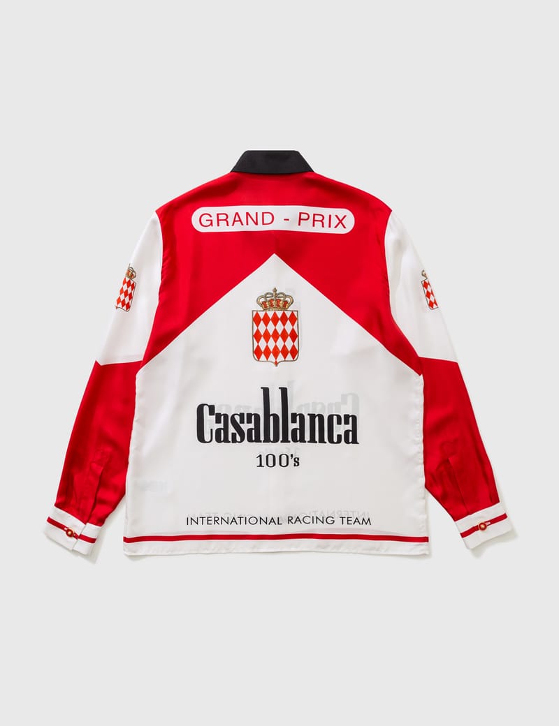 CASABLANCA カサブランカ100'S シルク ツイル シャツ