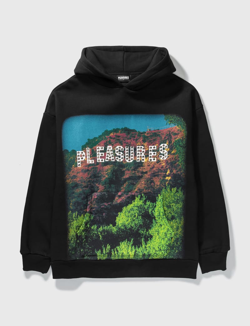 Pleasures - Pleasurewood Studded Hoodie | HBX - Globally