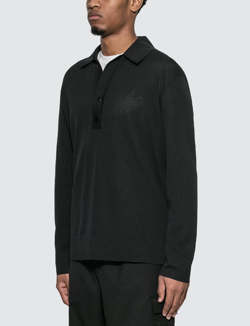 ボッテガヴェネタ　黒　ポロシャツ　サイズ48 370339_5.jpg