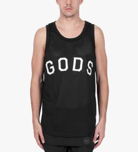 Stampd - Black Gods Jersey Tank Top | HBX - Globally Curated ...