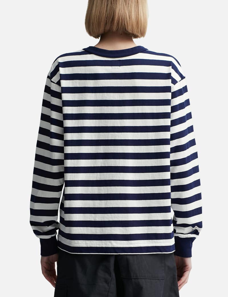 STRIPED L/S T-SHIRT