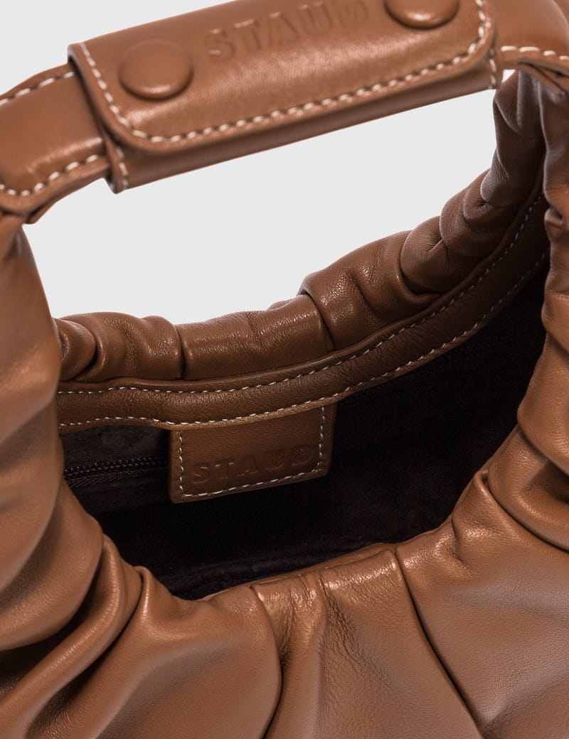 STAUD Mini Moon ハンドバッグ ブラウン Staud Brown Mini Moon Bag Staud