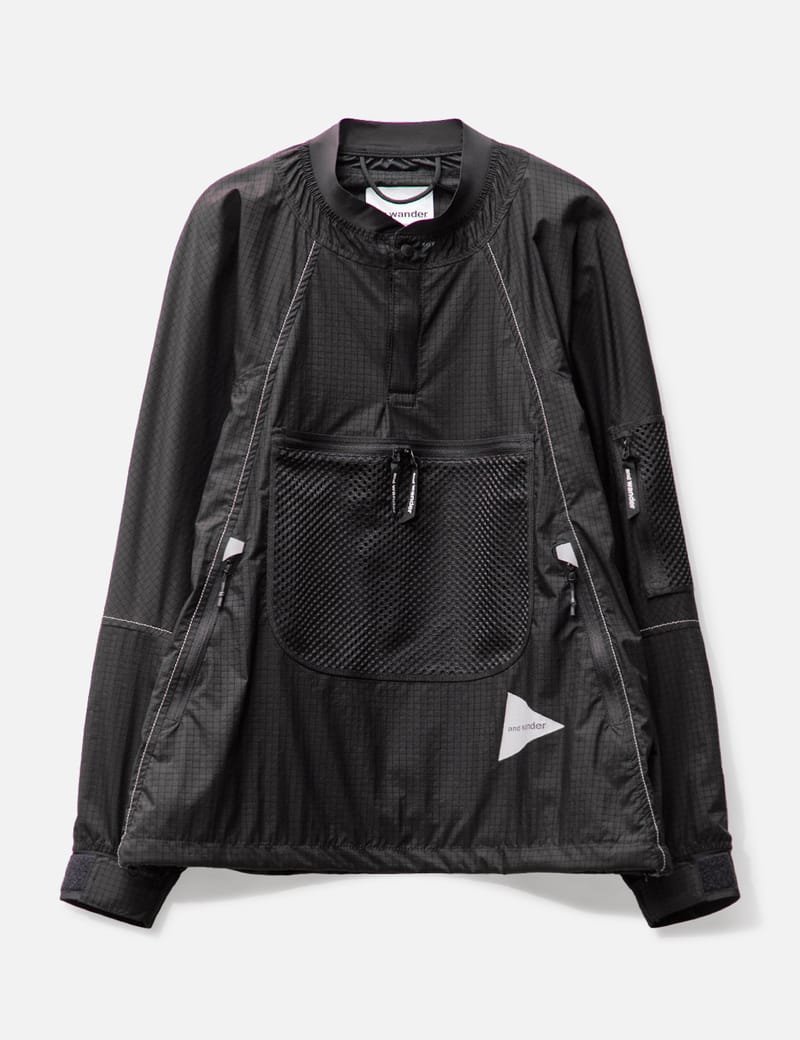 and wander - breath rip pullover jacket | HBX - Globally Curated