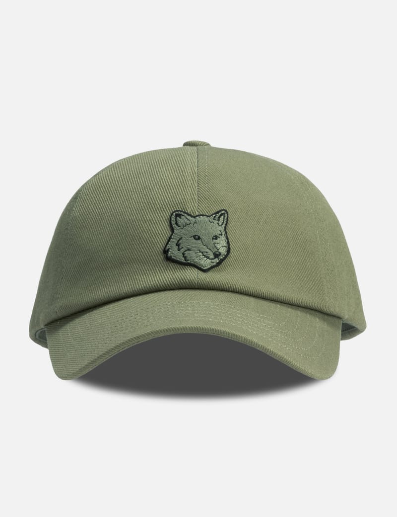 メゾンキツネ - Bold Fox Head Leather Patch 6P Cap | HBX