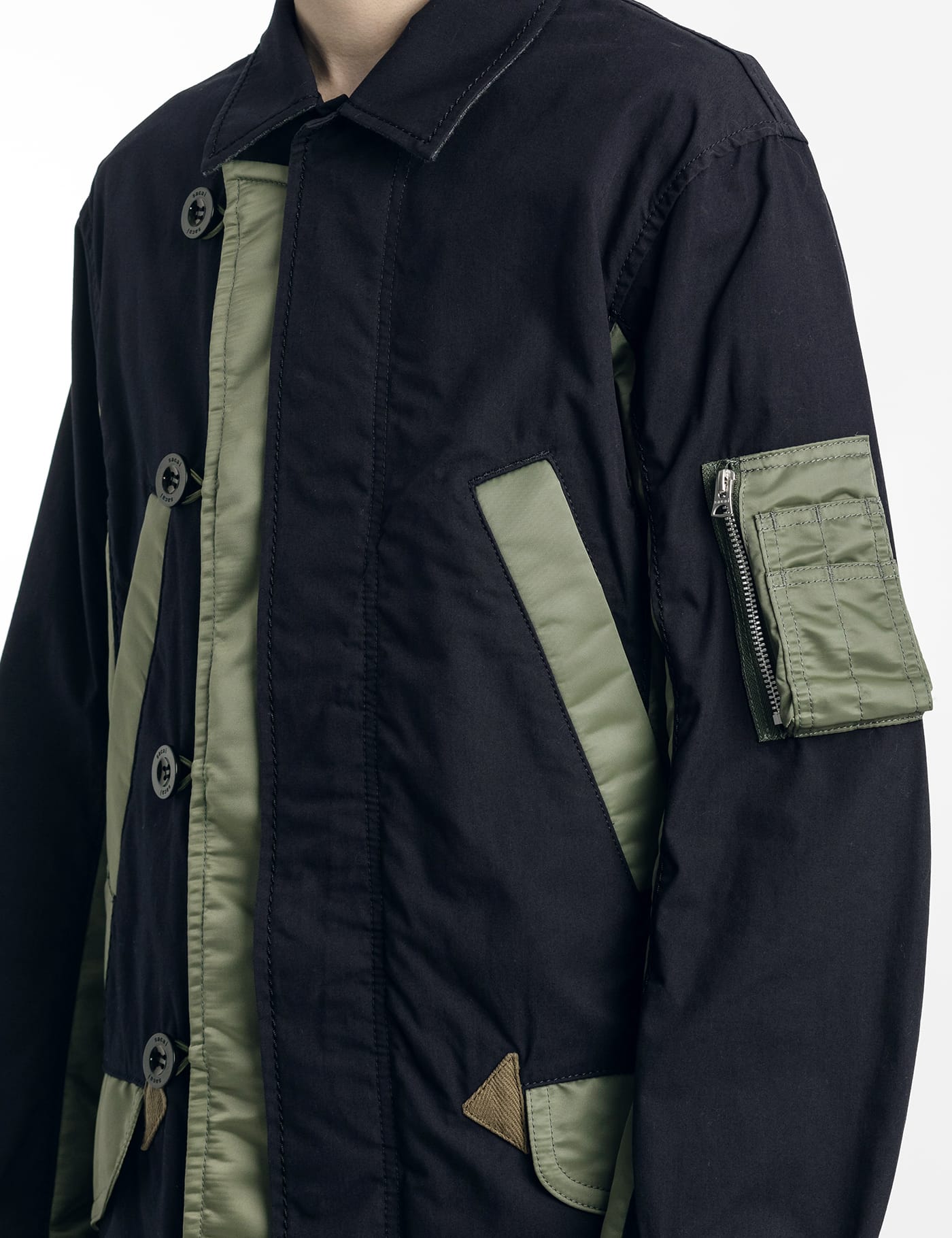 Sacai - Military Coat | HBX - Globally Curated Fashion and 