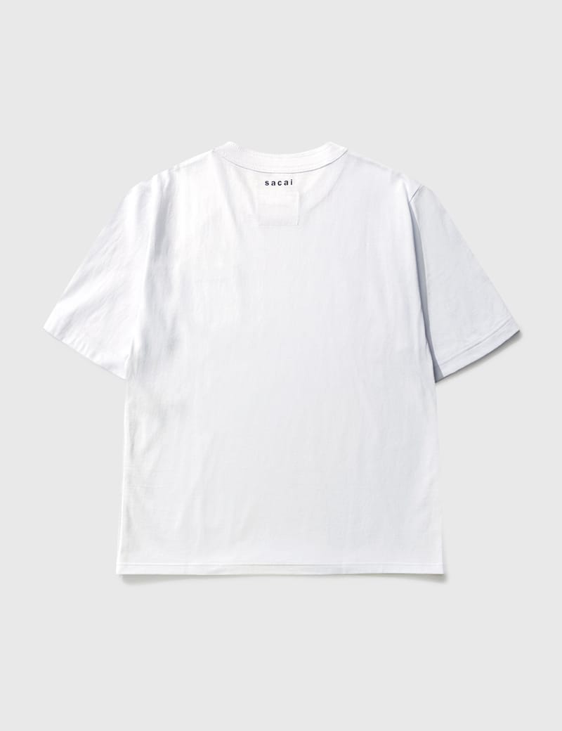 Sacai - サイド ジップ コットン Tシャツ | HBX - ハイプビースト 