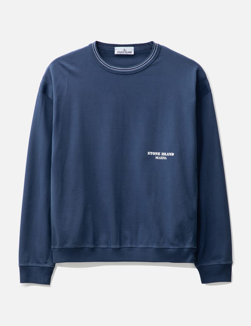 Stüssy - Overdyed Stock Logo Mock Sweatshirt | HBX - Globally 