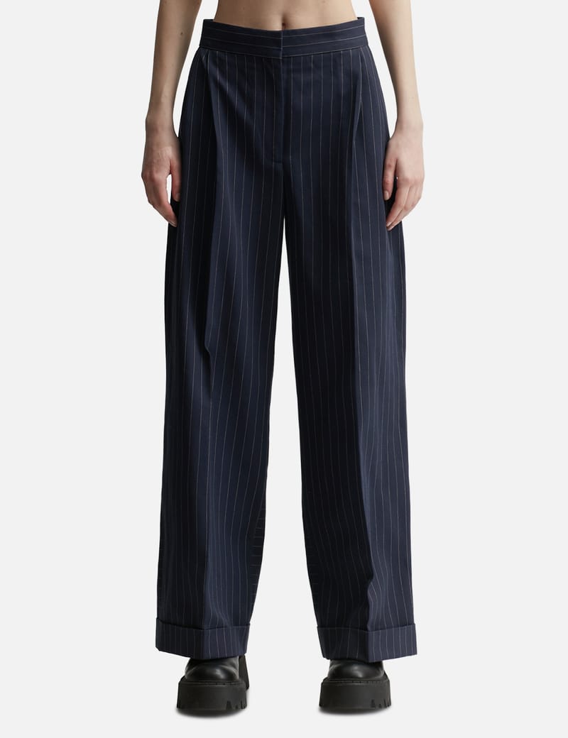 Maison Kitsuné - DOUBLE PLEATS PANTS | HBX - Globally