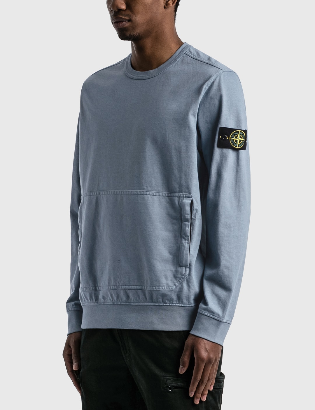 Stone Island - Sweatshirt With Pocket | HBX - Globally Curated Fashion ...