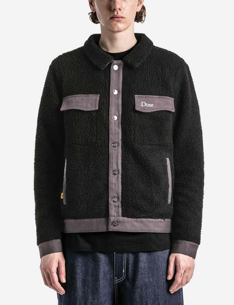 カラーBlackブラック黒Sサイズ Dime sherpa denim jacket ジャケット