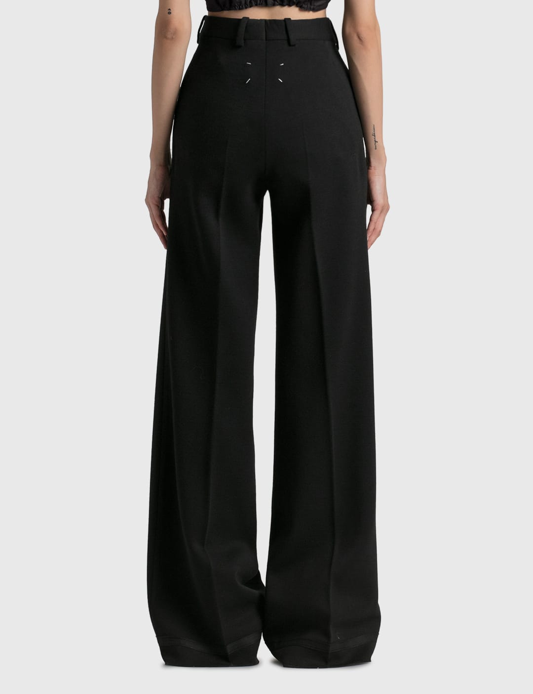 mame Milano Ribbed Flared Trousers-
