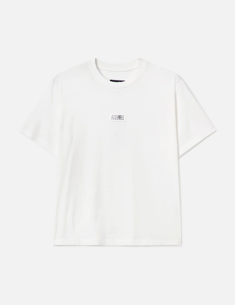MM6 Maison Margiela Numeric cotton T-shirt - Off-White relaxed-fit