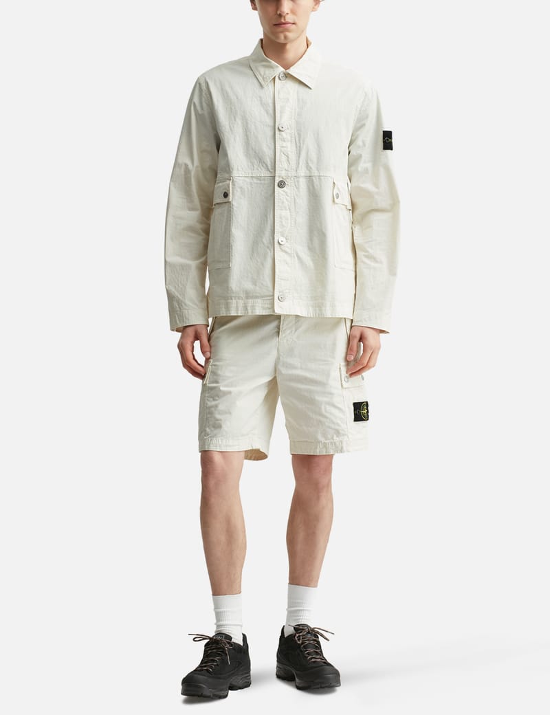 Stone Island - Stretch Ripstop Cotton Overshirt | HBX