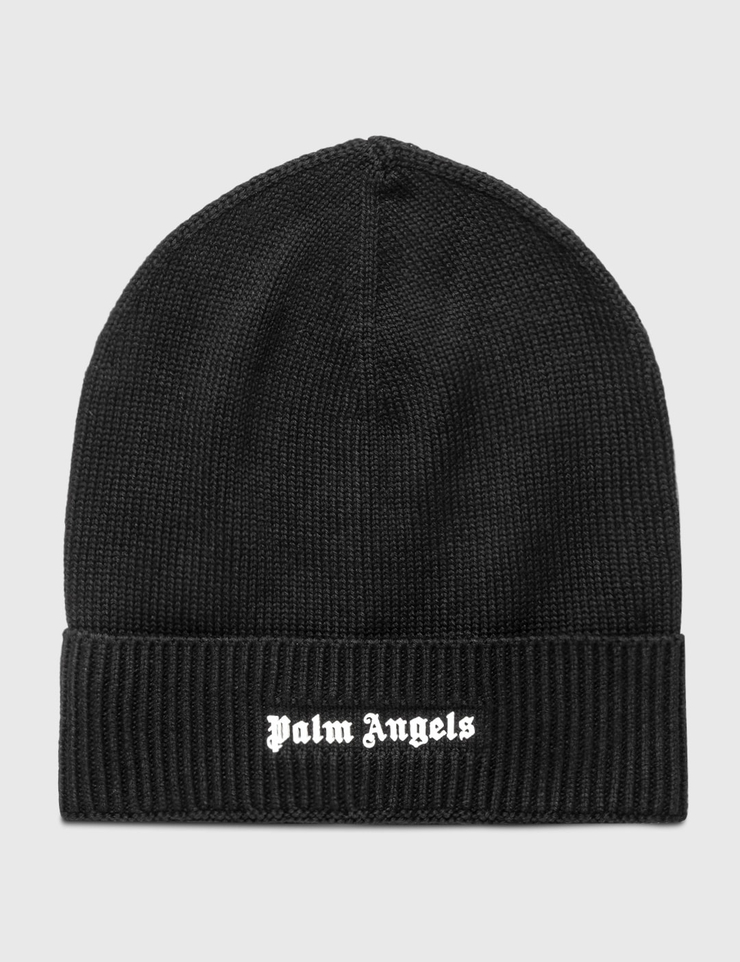 Palm Angels Pink Embroidered Logo Knit Beanie main image 1