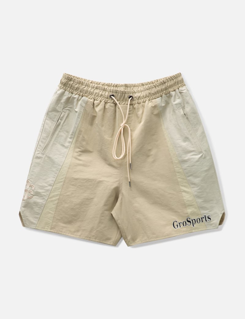 Grocery - GROSPORTS PANELED LOGO SHORTS | HBX - Globally Curated
