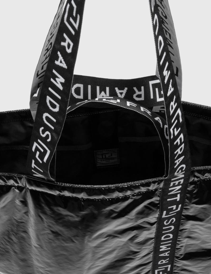 RAMIDUS - Fragment Design x Ramidus PU Coating Tote Bag (XL) | HBX