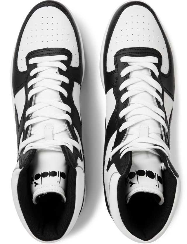 DIADORA - White/Black Mi Basket Sneakers | HBX
