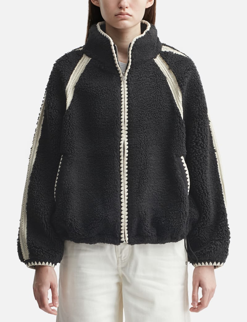 UGG Nikia Crochet UGGfluff Jacket - クロシェが映えるリサイクル
