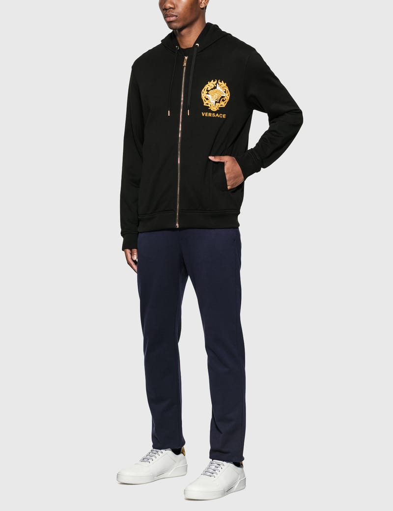 Versace - Medusa Logo Hooded Jacket | HBX