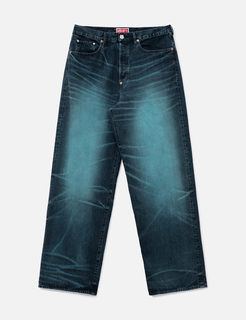 Kenzo - 'Kenzo Sashiko Stitch' Wide-Leg Jeans | HBX