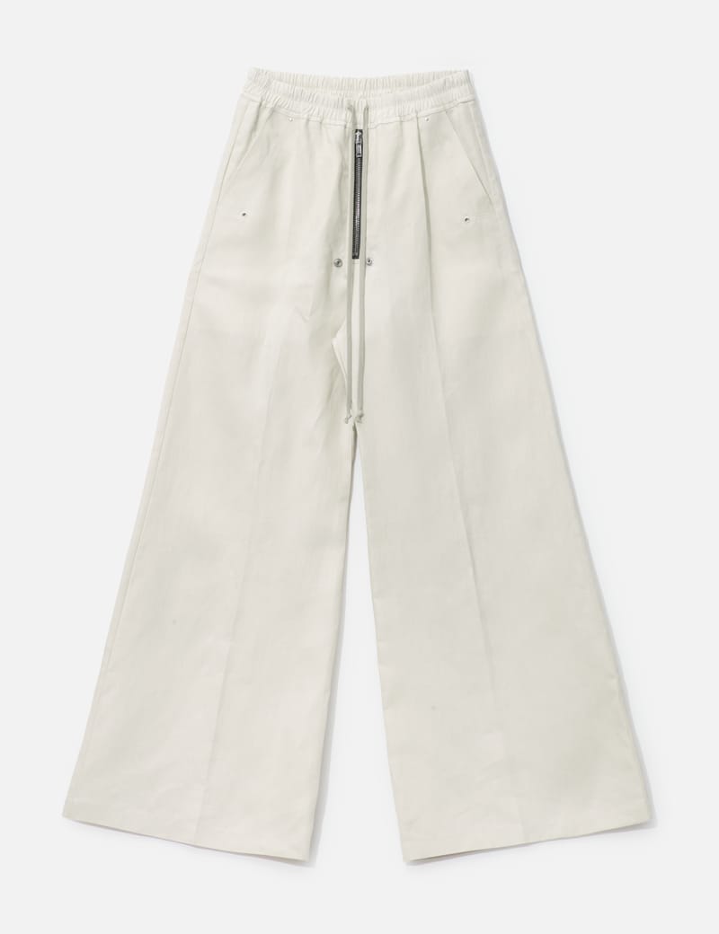 Rick Owens - Hollywood Wide Bela Pants In Dinge Linen Twill